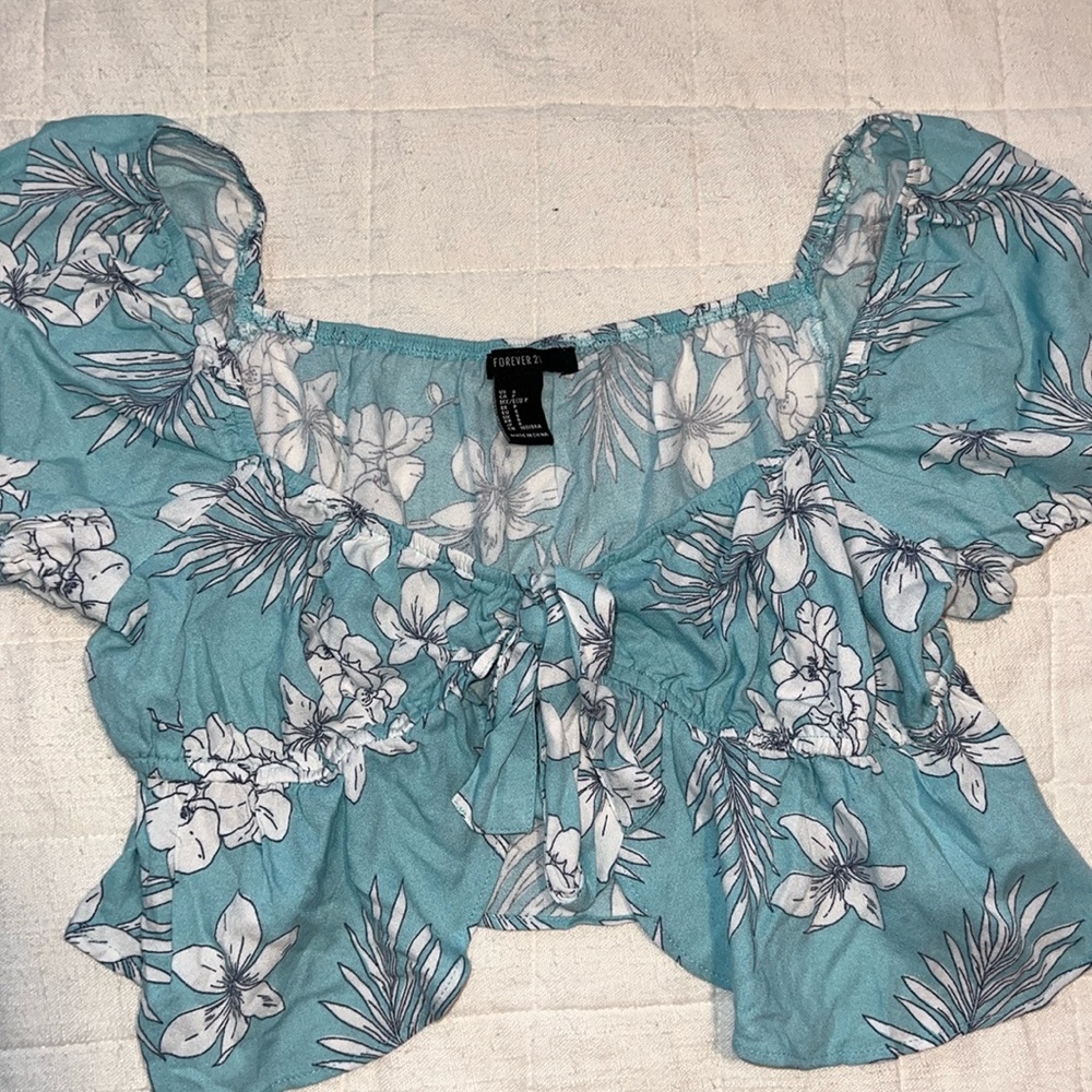 forever 21 crop shirt